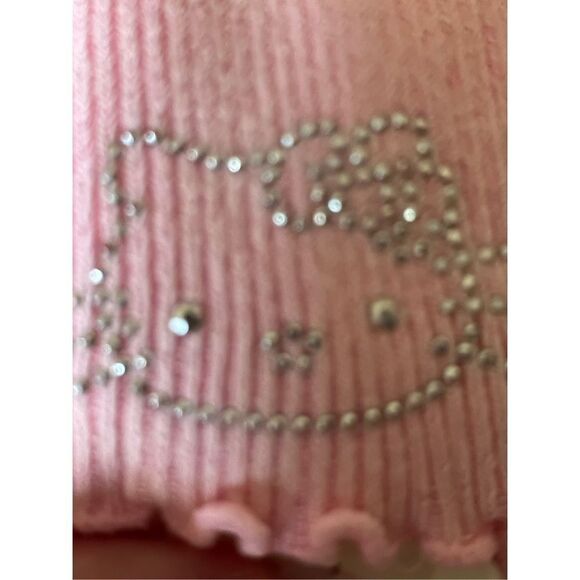 Hello Kitty x Forever 21 Ruffle Cuff Socks pink only - Picture 1 of 3